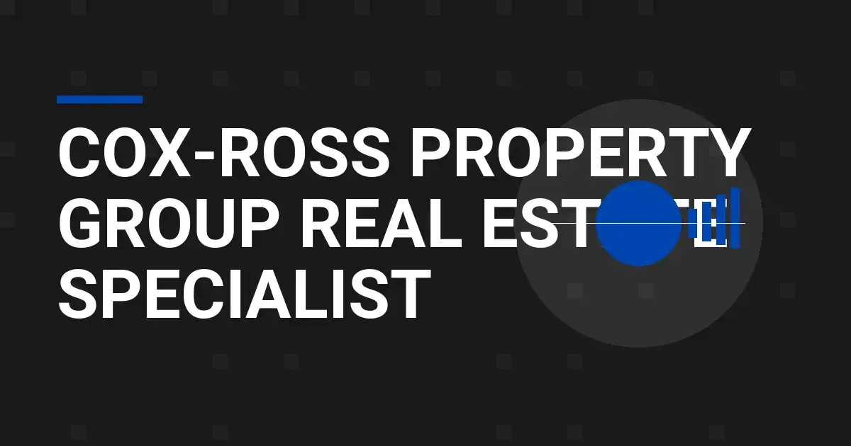 Cox-Ross Property Group Real Estate Specialist