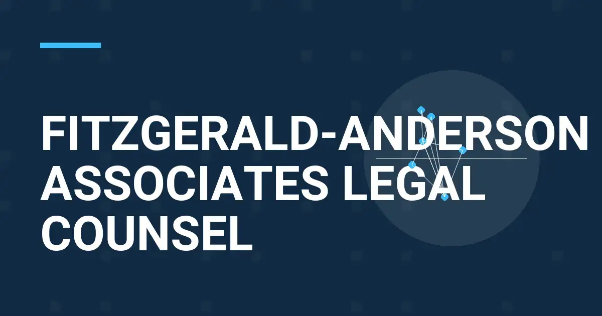 Fitzgerald-Anderson Associates Legal Counsel