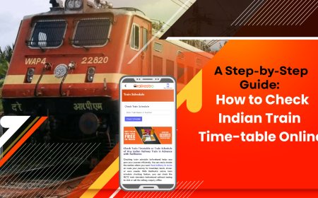 How to Check Indian Train Time table Online: A Step-by-Step Guide