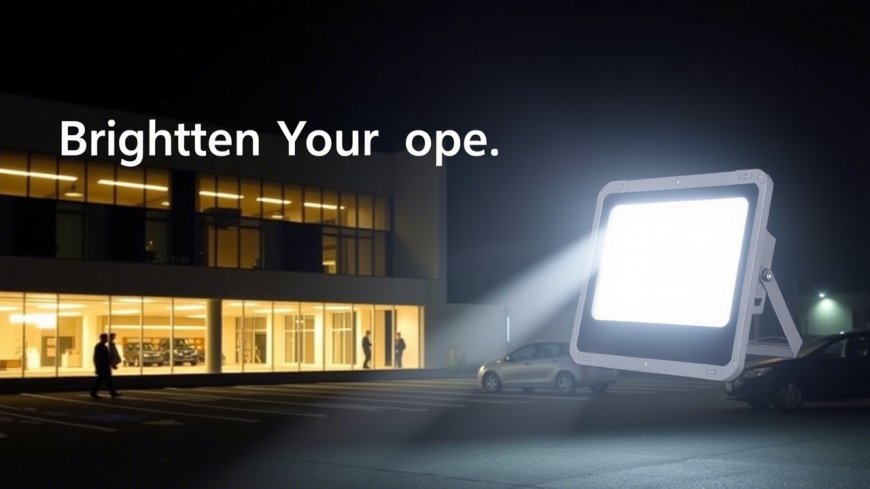 LED Flood Light: A Bright Solution for Outdoor Lighting Needs