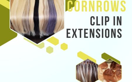 Instant Cornrow Glam: Clip-In Braids with a Bold Twist
