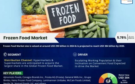 Global Frozen Food Market Value and Growth Projections for 2025 - 2030