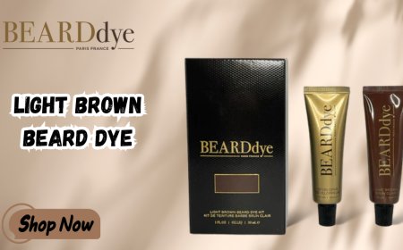Light Brown Beard Color: Effortless, Natural Grooming by Beard Dye