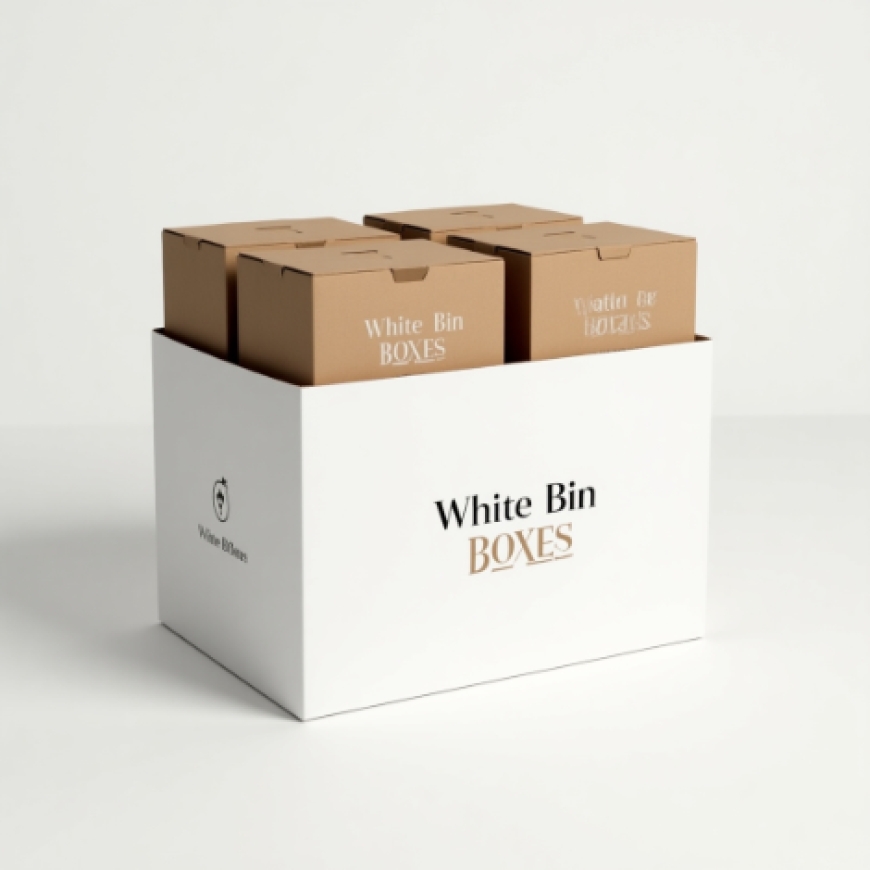 Maximize Efficiency with  White Bin Boxes with Logo