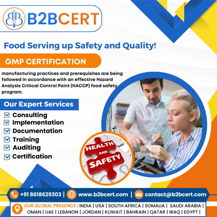 Assure Product Quality with GMP Certification Services USA