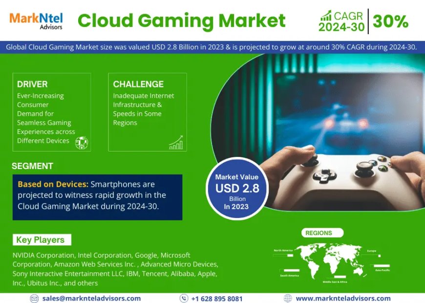 Global Cloud Gaming Components Market Size, Share, Trends, Growth Analysis, Report 2025-2030