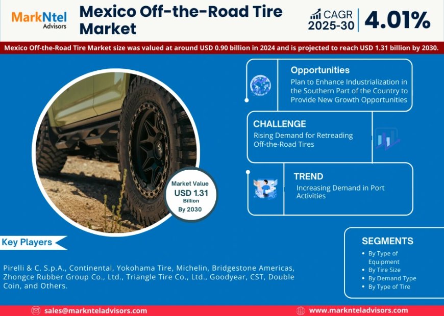 Mexico Off-the-Road Tire Market Value and Growth Projections for 2025 - 2030