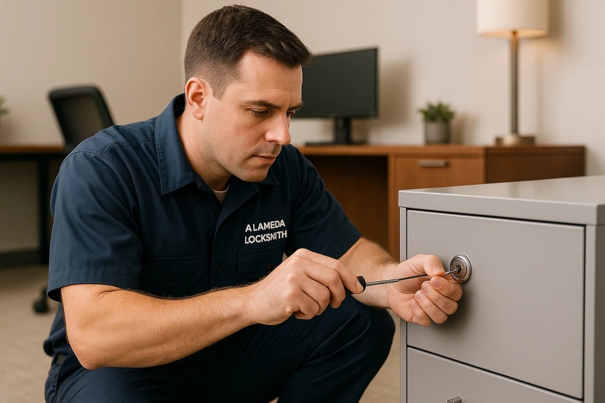 What Types of File Cabinet Lock Replacement Are Best for Alameda Businesses?