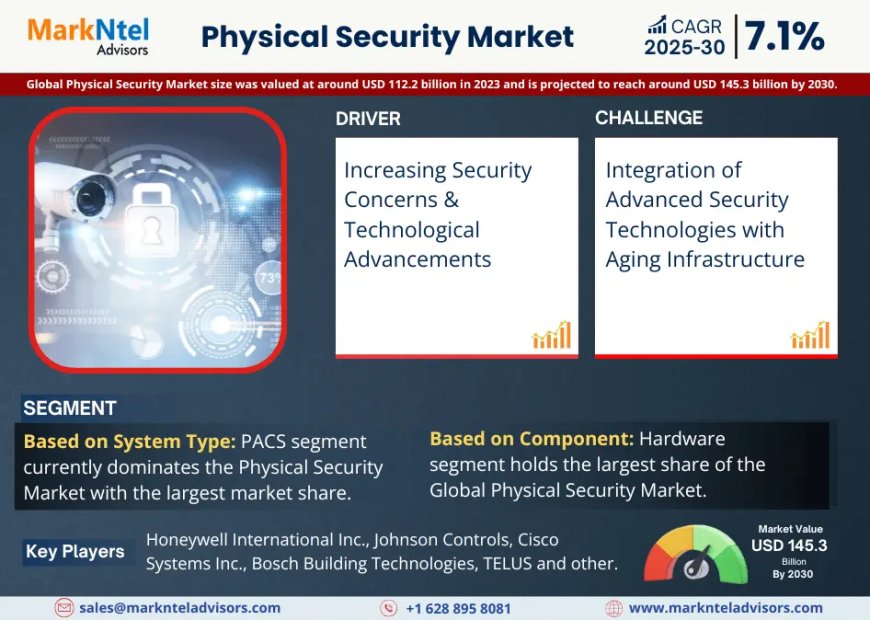 Global Physical Security Market Value and Growth Projections for 2025 - 2030